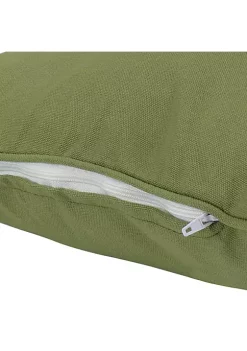 New 😍 Indoor/Outdoor Square Olefin Throw Pillow - 16 in - Dark Green by Sunnydaze Decor 😍 -Sunnydaze Decor Shop Belk 1664