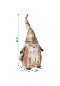 Discount 🔥 Sunnydaze Indoor Glowing Gnome Pre-Lit LED Holiday Decoration - 25-Inch by Sunnydaze Decor 🎉 -Sunnydaze Decor Shop Belk 1678