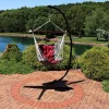 Promo 🛒 Polyester Tufted Victoria Hammock Chair with Steel C-Stand - Red by Sunnydaze Decor 🎁 1 Promo 🛒 Polyester Tufted Victoria Hammock Chair with Steel C-Stand - Red by Sunnydaze Decor 🎁 -Sunnydaze Decor Shop Belk 1708