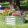 Hot Sale 😍 Corrugated Steel Hexagon Raised Garden Bed - Gray - 40 in by Sunnydaze Decor 🥰 -Sunnydaze Decor Shop Belk 174