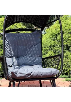 Best reviews of 😀 Basket Chair Replacement Cushion - Gray by Sunnydaze Decor 😍