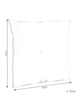 Best deal 💯 Sunnydaze 2 Outdoor Tufted Back Cushions - 19 x 19-Inch - Gray Geometric by Sunnydaze Decor 🎉 -Sunnydaze Decor Shop Belk 1791