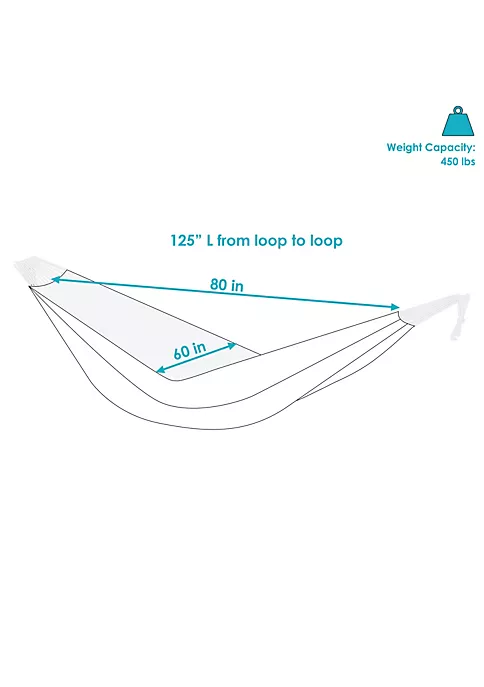 Deals 🔥 2-Person Woven Cotton Hammock with Carrying Case - Calming Desert by Sunnydaze Decor 🎉 7 Deals 🔥 2-Person Woven Cotton Hammock with Carrying Case - Calming Desert by Sunnydaze Decor 🎉 - Image 5