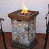 Best reviews of 👏 Sunnydaze Rock Column Design Propane Gas Fire Pit - 30-Inch by Sunnydaze Decor 🔥 -Sunnydaze Decor Shop Belk 1850