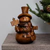 Hot Sale ⭐ Sunnydaze Snowman Holding Joy Sign Indoor 🔔 Christmas Decor Figurine - 10-Inch by Sunnydaze Decor ⌛ -Sunnydaze Decor Shop Belk 190