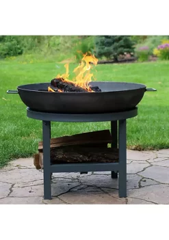 Flash Sale 🌟 30 in Round Cast Iron Fire Pit Bowl with Built-In Log Rack by Sunnydaze Decor 😍 13 Flash Sale 🌟 30 in Round Cast Iron Fire Pit Bowl with Built-In Log Rack by Sunnydaze Decor 😍 -Sunnydaze Decor Shop Belk 1906