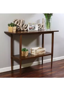 Brand new 🎉 Lawrence Wooden Sofa Console Table - Dark Walnut - 42 in by Sunnydaze Decor ⭐