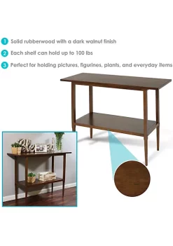Brand new 🎉 Lawrence Wooden Sofa Console Table - Dark Walnut - 42 in by Sunnydaze Decor ⭐ -Sunnydaze Decor Shop Belk 1947