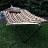Discount ⌛ 2-Person Rope Hammock with Steel Stand and Pad/Pillow - Desert by Sunnydaze Decor 🔥