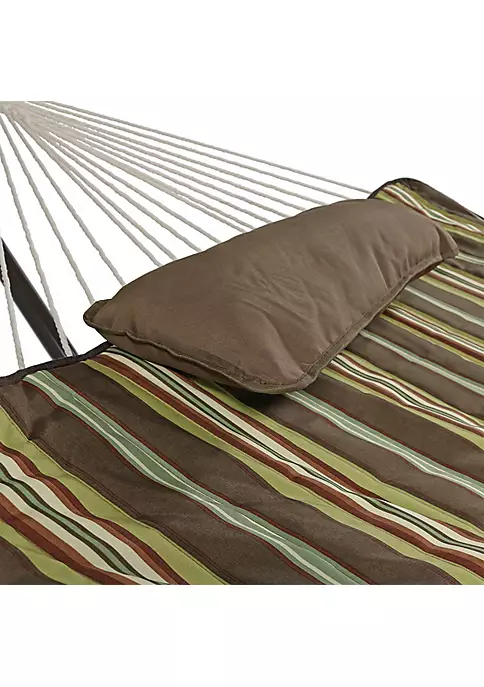 Discount ⌛ 2-Person Rope Hammock with Steel Stand and Pad/Pillow - Desert by Sunnydaze Decor 🔥 5 Discount ⌛ 2-Person Rope Hammock with Steel Stand and Pad/Pillow - Desert by Sunnydaze Decor 🔥 - Image 3