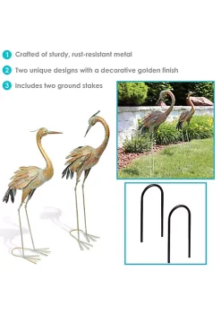 Wholesale ๐ฅฐ Golden Crane Indoor/Outdoor Metal Garden Statue - Set of 2 by Sunnydaze Decor ๐ฅฐ 11 Wholesale ๐ฅฐ Golden Crane Indoor/Outdoor Metal Garden Statue - Set of 2 by Sunnydaze Decor ๐ฅฐ -Sunnydaze Decor Shop Belk 1980