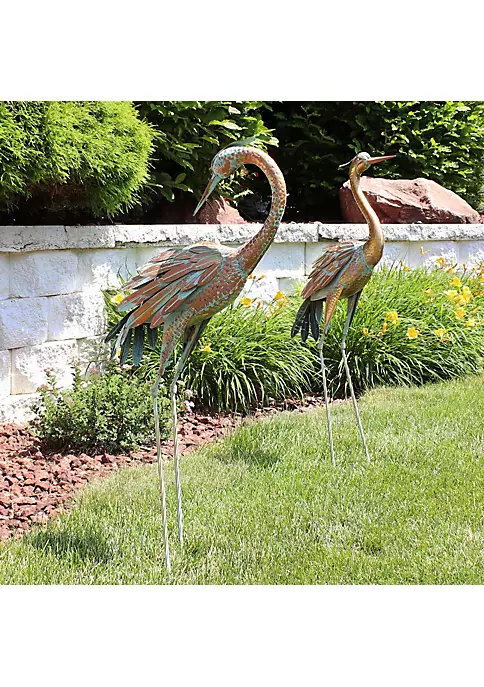 Wholesale ๐ฅฐ Golden Crane Indoor/Outdoor Metal Garden Statue - Set of 2 by Sunnydaze Decor ๐ฅฐ 8 Wholesale ๐ฅฐ Golden Crane Indoor/Outdoor Metal Garden Statue - Set of 2 by Sunnydaze Decor ๐ฅฐ - Image 6
