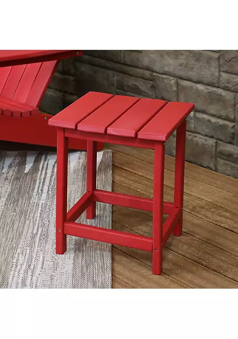 Cheap 🔔 14.75 in Adirondack All-Weather HDPE Patio Side Table - Red by Sunnydaze Decor 👏 3 Cheap 🔔 14.75 in Adirondack All-Weather HDPE Patio Side Table - Red by Sunnydaze Decor 👏