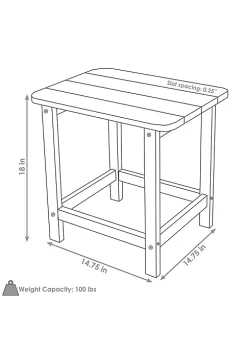 Cheap 🔔 14.75 in Adirondack All-Weather HDPE Patio Side Table - Red by Sunnydaze Decor 👏 10 Cheap 🔔 14.75 in Adirondack All-Weather HDPE Patio Side Table - Red by Sunnydaze Decor 👏 -Sunnydaze Decor Shop Belk 2033