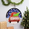 Deals 👍 Indoor/Outdoor Metal Merry 🎄 Christmas Truck Hanging Sign - 22.75in by Sunnydaze Decor 🎉 -Sunnydaze Decor Shop Belk 2103