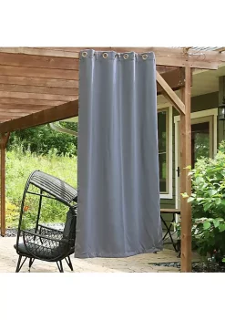 Best Sale ๐ Outdoor Blackout Curtain Panel - Gray - 52 in x 96 in by Sunnydaze Decor โจ