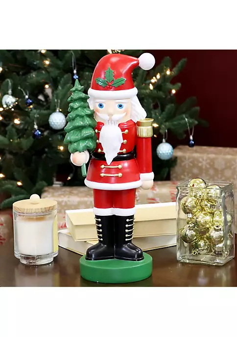 Cheap โค๏ธ Santa Claus with Tree Indoor Nutcracker Statue - 16.75 in by Sunnydaze Decor ๐ 3 Cheap โค๏ธ Santa Claus with Tree Indoor Nutcracker Statue - 16.75 in by Sunnydaze Decor ๐