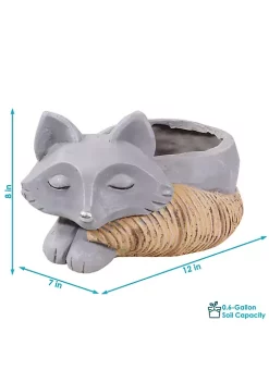 Flash Sale 🔥 Sunnydaze Finley the Fox Planter Statue - Indoor Flower Pot - 8-Inch by Sunnydaze Decor 🔔 -Sunnydaze Decor Shop Belk 2142