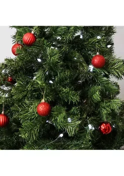 Cheapest ๐ฏ Beautiful Baubles 25-Piece Plastic ๐ Christmas Ornament Set - Red by Sunnydaze Decor ๐