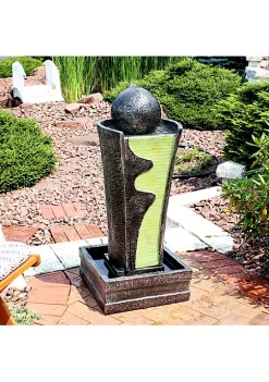 Wholesale 😍 Electric Art Deco Rippling Stream Outdoor Water Fountain - 39 in by Sunnydaze Decor 😍 -Sunnydaze Decor Shop Belk 2196