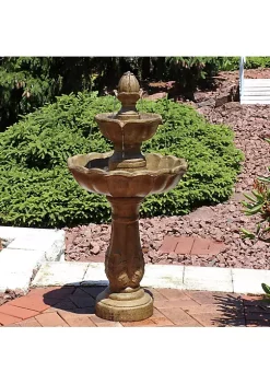 Top 10 ✔️ Blooming Flower Resin Outdoor 2-Tier Water Fountain by Sunnydaze Decor 🌟