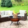 Best deal 😉 Sunnydaze Steel Fire Pit Bowl with Copper Finish and Crossweave Border Cutout by Sunnydaze Decor ⌛ -Sunnydaze Decor Shop Belk 2237