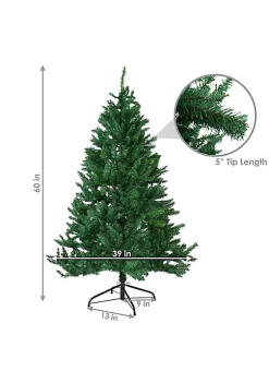 Wholesale 🧨 Sunnydaze Unlit Artificial Tannenbaum ❄ Christmas Tree - Green - 5-Foot by Sunnydaze Decor 🎁 -Sunnydaze Decor Shop Belk 229
