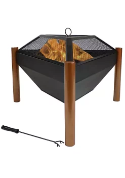 Coupon ๐ฅฐ 31 in Triangle Steel Fire Pit Table with Grate, Poker, and Screen by Sunnydaze Decor ๐ 9 Coupon ๐ฅฐ 31 in Triangle Steel Fire Pit Table with Grate, Poker, and Screen by Sunnydaze Decor ๐ -Sunnydaze Decor Shop Belk 2290