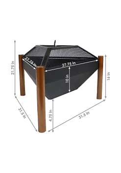 Coupon ๐ฅฐ 31 in Triangle Steel Fire Pit Table with Grate, Poker, and Screen by Sunnydaze Decor ๐ 12 Coupon ๐ฅฐ 31 in Triangle Steel Fire Pit Table with Grate, Poker, and Screen by Sunnydaze Decor ๐ -Sunnydaze Decor Shop Belk 2293