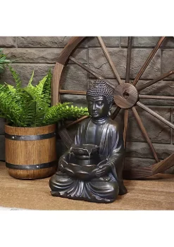 Wholesale ✨ Peaceful Buddha Electric Outdoor Garden Water Fountain - 18 in by Sunnydaze Decor 🌟