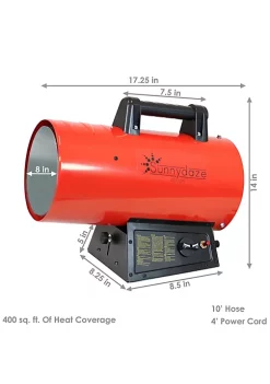 Cheap 💯 60,000 BTU Steel Forced Air Propane Heater with Auto Shut Off by Sunnydaze Decor 🥰 -Sunnydaze Decor Shop Belk 2322