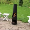 Discount 🔥 Heavy-Duty Steel Chiminea Fire Pit with Log Storage - 49 in by Sunnydaze Decor ⌛ -Sunnydaze Decor Shop Belk 2324