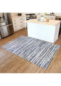 Cheap 🥰 Sunnydaze Allusive Boundaries Indoor Area Rug in Midnight - 5 x 7 Foot by Sunnydaze Decor 😉 -Sunnydaze Decor Shop Belk 2333