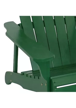 Outlet 💯 Coastal Bliss Fir Wood Adirondack Chair - Green by Sunnydaze Decor ❤️ -Sunnydaze Decor Shop Belk 2336