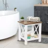 Best Pirce ๐งจ 17.25 in Polystyrene Corner Stool with Storage Shelf - Farmhouse by Sunnydaze Decor โค๏ธ 1 Best Pirce ๐งจ 17.25 in Polystyrene Corner Stool with Storage Shelf - Farmhouse by Sunnydaze Decor โค๏ธ -Sunnydaze Decor Shop Belk 2362