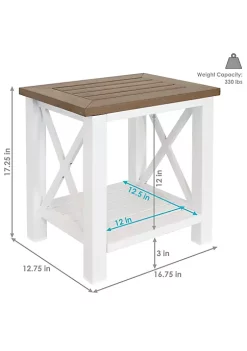 Best Pirce 🧨 17.25 in Polystyrene Corner Stool with Storage Shelf - Farmhouse by Sunnydaze Decor ❤️ 10 Best Pirce 🧨 17.25 in Polystyrene Corner Stool with Storage Shelf - Farmhouse by Sunnydaze Decor ❤️ -Sunnydaze Decor Shop Belk 2365