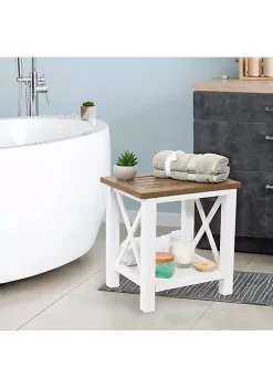 Best Pirce 🧨 17.25 in Polystyrene Corner Stool with Storage Shelf - Farmhouse by Sunnydaze Decor ❤️ 11 Best Pirce 🧨 17.25 in Polystyrene Corner Stool with Storage Shelf - Farmhouse by Sunnydaze Decor ❤️ -Sunnydaze Decor Shop Belk 2366