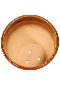 Brand new 👏 Captivating Vista Ceramic Planter - 14" - Beachcomber by Sunnydaze Decor 😀 -Sunnydaze Decor Shop Belk 2374