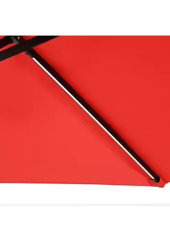 Buy 💯 9.5 ft Solar Cantilever Offset Patio Umbrella - Cherry by Sunnydaze Decor 🤩 -Sunnydaze Decor Shop Belk 2386