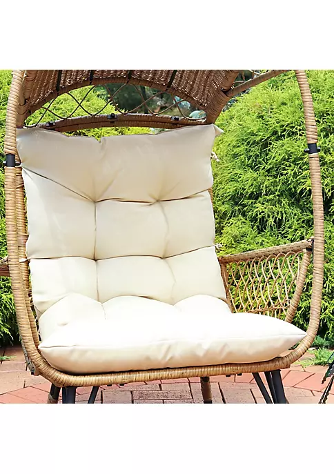 Wholesale 🧨 Basket Chair Replacement Cushion - Beige by Sunnydaze Decor 🧨 3 Wholesale 🧨 Basket Chair Replacement Cushion - Beige by Sunnydaze Decor 🧨