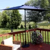 Buy 🧨 9 ft Solar Steel Half Patio Umbrella with Crank - Navy Blue by Sunnydaze Decor 👍 1 Buy 🧨 9 ft Solar Steel Half Patio Umbrella with Crank - Navy Blue by Sunnydaze Decor 👍 -Sunnydaze Decor Shop Belk 2401