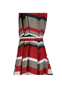 Best Pirce 😀 9 ft Aluminum Patio Umbrella with Tilt and Crank - Awning Stripe by Sunnydaze Decor 🎁 -Sunnydaze Decor Shop Belk 2409