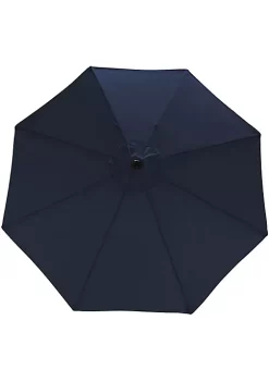 Budget ✔️ 9 ft Aluminum Patio Umbrella with Tilt and Crank - Navy Blue by Sunnydaze Decor ✨ -Sunnydaze Decor Shop Belk 2447