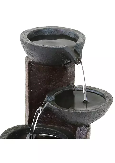 Deals ⭐ Descending Bowls Resin Indoor 3-Tier Water Fountain - 9 in by Sunnydaze Decor 👏 5 Deals ⭐ Descending Bowls Resin Indoor 3-Tier Water Fountain - 9 in by Sunnydaze Decor 👏 - Image 3