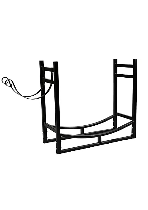 Top 10 โ 33 in Steel Firewood Log Rack with Kindling Holder - Black by Sunnydaze Decor ๐ 4 Top 10 โ 33 in Steel Firewood Log Rack with Kindling Holder - Black by Sunnydaze Decor ๐ - Image 2
