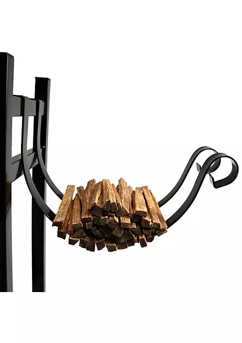Top 10 โ 33 in Steel Firewood Log Rack with Kindling Holder - Black by Sunnydaze Decor ๐ 5 Top 10 โ 33 in Steel Firewood Log Rack with Kindling Holder - Black by Sunnydaze Decor ๐ - Image 3