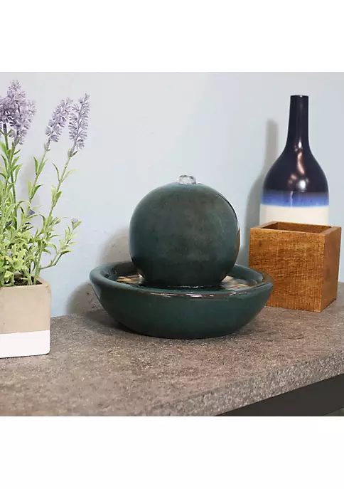 Brand new 🧨 Ceramic Indoor Water Fountain with Orb - 7 in by Sunnydaze Decor ❤️ 8 Brand new 🧨 Ceramic Indoor Water Fountain with Orb - 7 in by Sunnydaze Decor ❤️ - Image 6