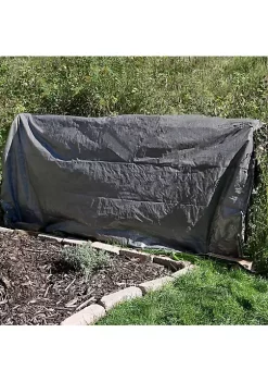 Brand new ⌛ Polyethylene Multi-Purpose Tarp - Dark Gray - 12 ft x 16 ft by Sunnydaze Decor 💯 -Sunnydaze Decor Shop Belk 2586