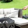 Flash Sale 🔔 26 in Steel Outdoor Fire Pit Poker with Hook and Wooden Handle by Sunnydaze Decor ⭐ -Sunnydaze Decor Shop Belk 2591