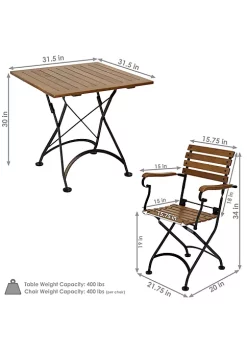 Coupon ๐ฏ Essential Chestnut Wood 3-Piece Folding Patio Bistro Dining Set by Sunnydaze Decor ๐ 12 Coupon ๐ฏ Essential Chestnut Wood 3-Piece Folding Patio Bistro Dining Set by Sunnydaze Decor ๐ -Sunnydaze Decor Shop Belk 2621